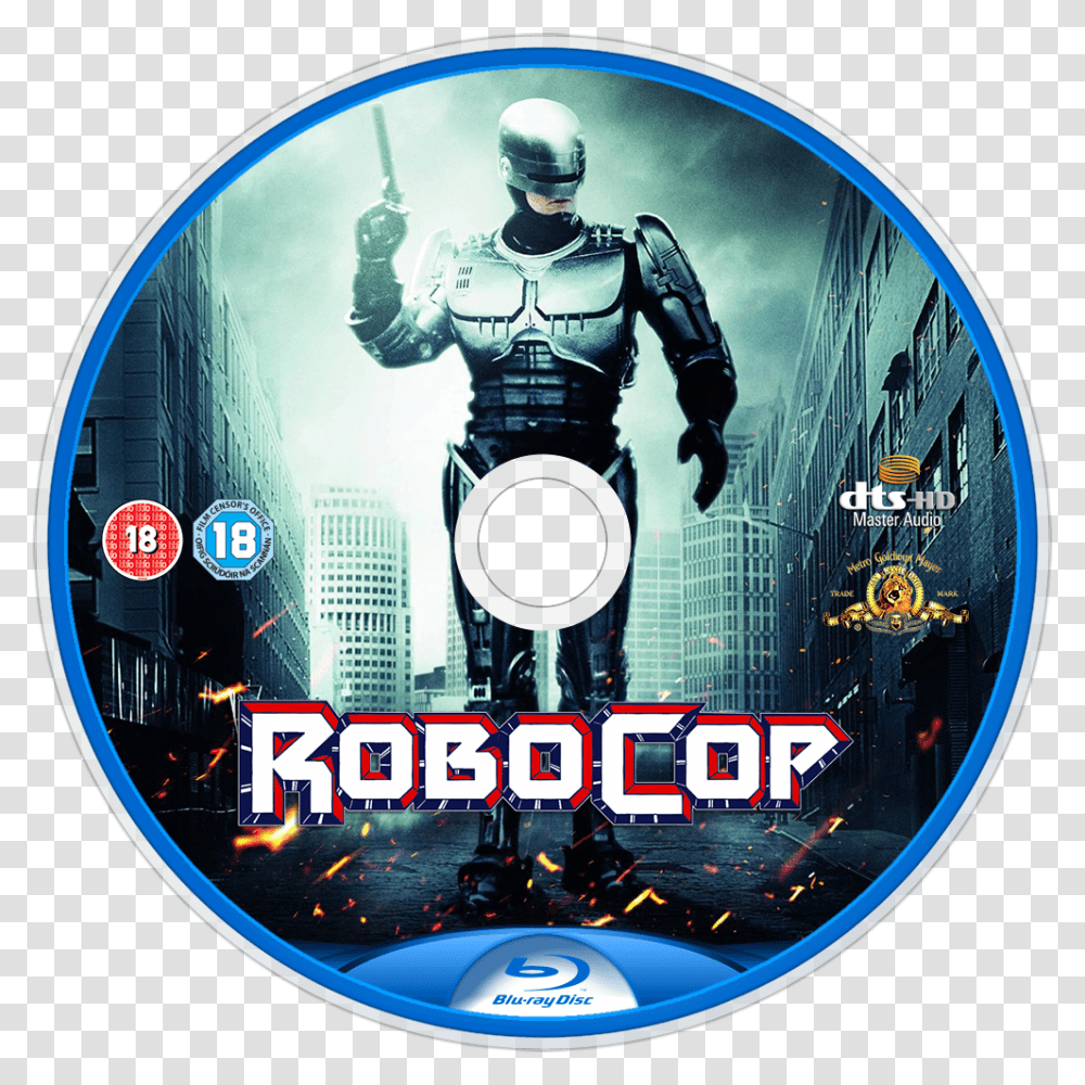 Robocop, Disk, Person, Human, Dvd Transparent Png