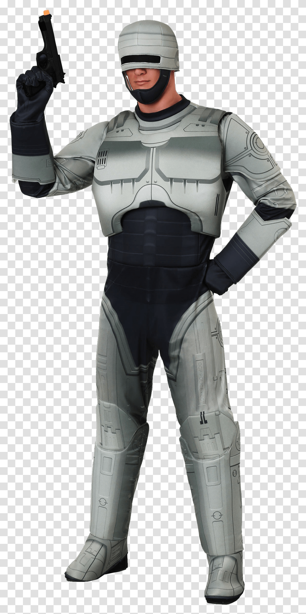 Robocop Image File Robocop Suit, Person, Human, Helmet Transparent Png