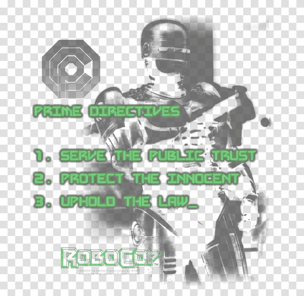 Robocop Poster, Helmet, Apparel, Advertisement Transparent Png