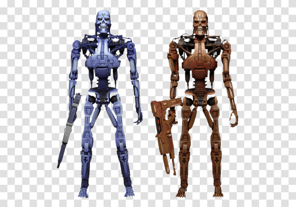 Robocop Vs Terminator Endoskeleton Pack Action Figures, Robot, Person, Human, Toy Transparent Png