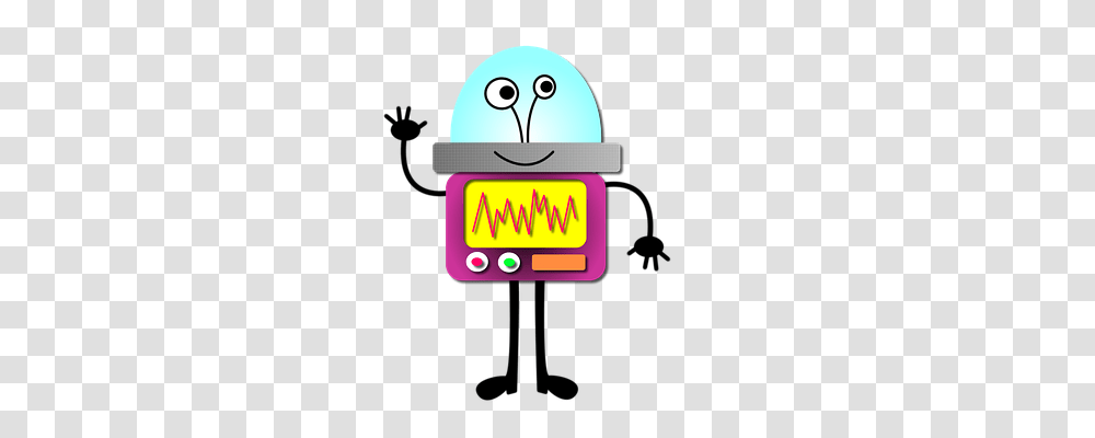 Robot Person, Pac Man Transparent Png