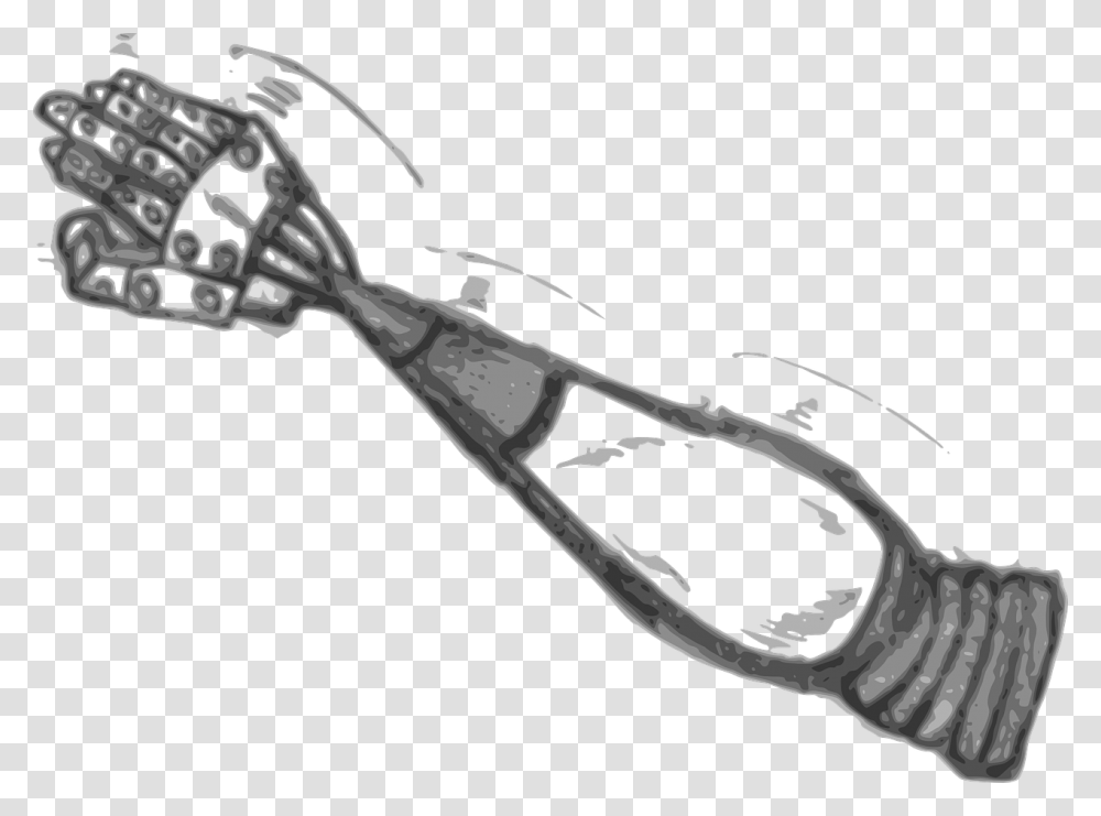 Robot Arm Drawing, Weapon, Weaponry, Scissors, Blade Transparent Png
