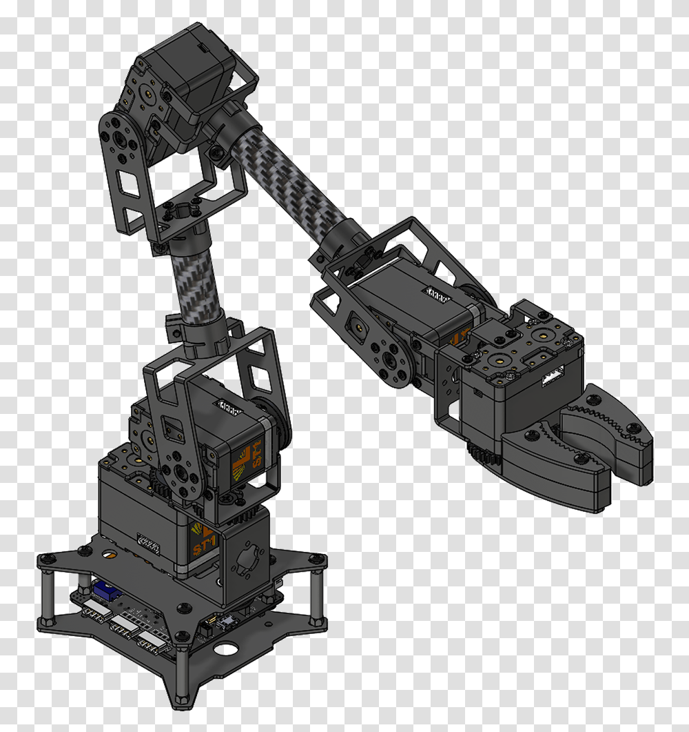 Robot Arm Military Robot, Gun, Weapon, Weaponry Transparent Png