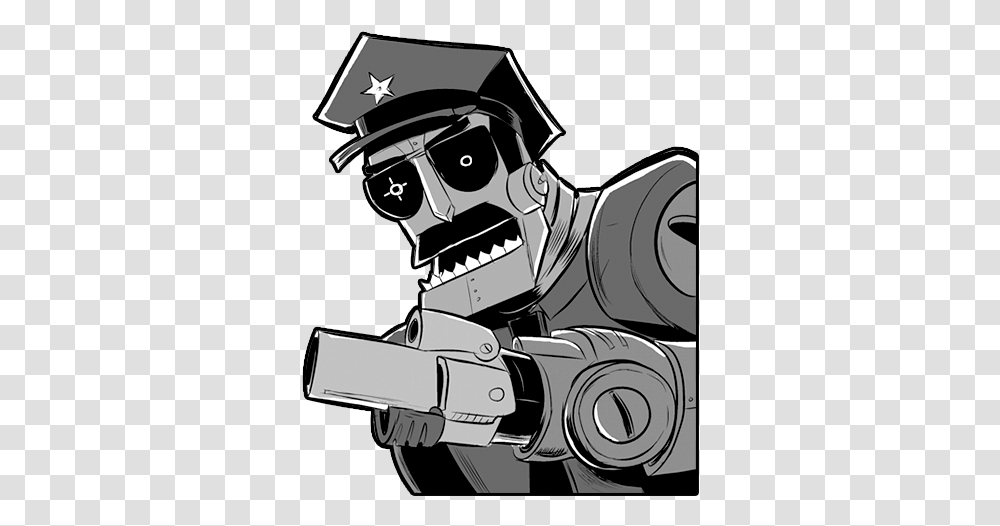 Robot Axe Cop Icon Free Download As And Ico Formats Cop Car Free, Gun, Weapon, Weaponry, Clothing Transparent Png