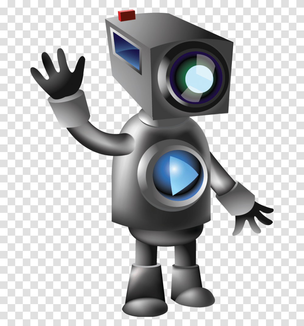 Robot Camera Robot Clipart, Toy, Electronics, Light Transparent Png
