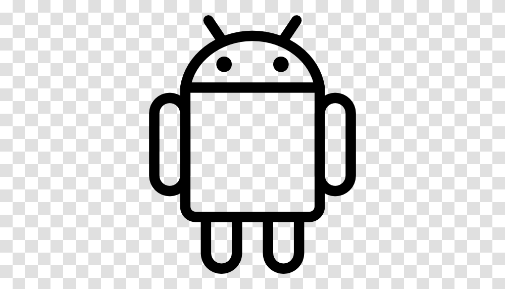 Robot Clipart Android, Stencil, Silhouette, Pottery, Adapter Transparent Png