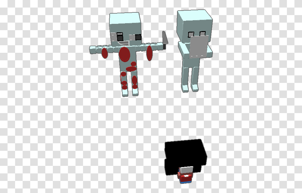 Robot, Cross, Minecraft Transparent Png