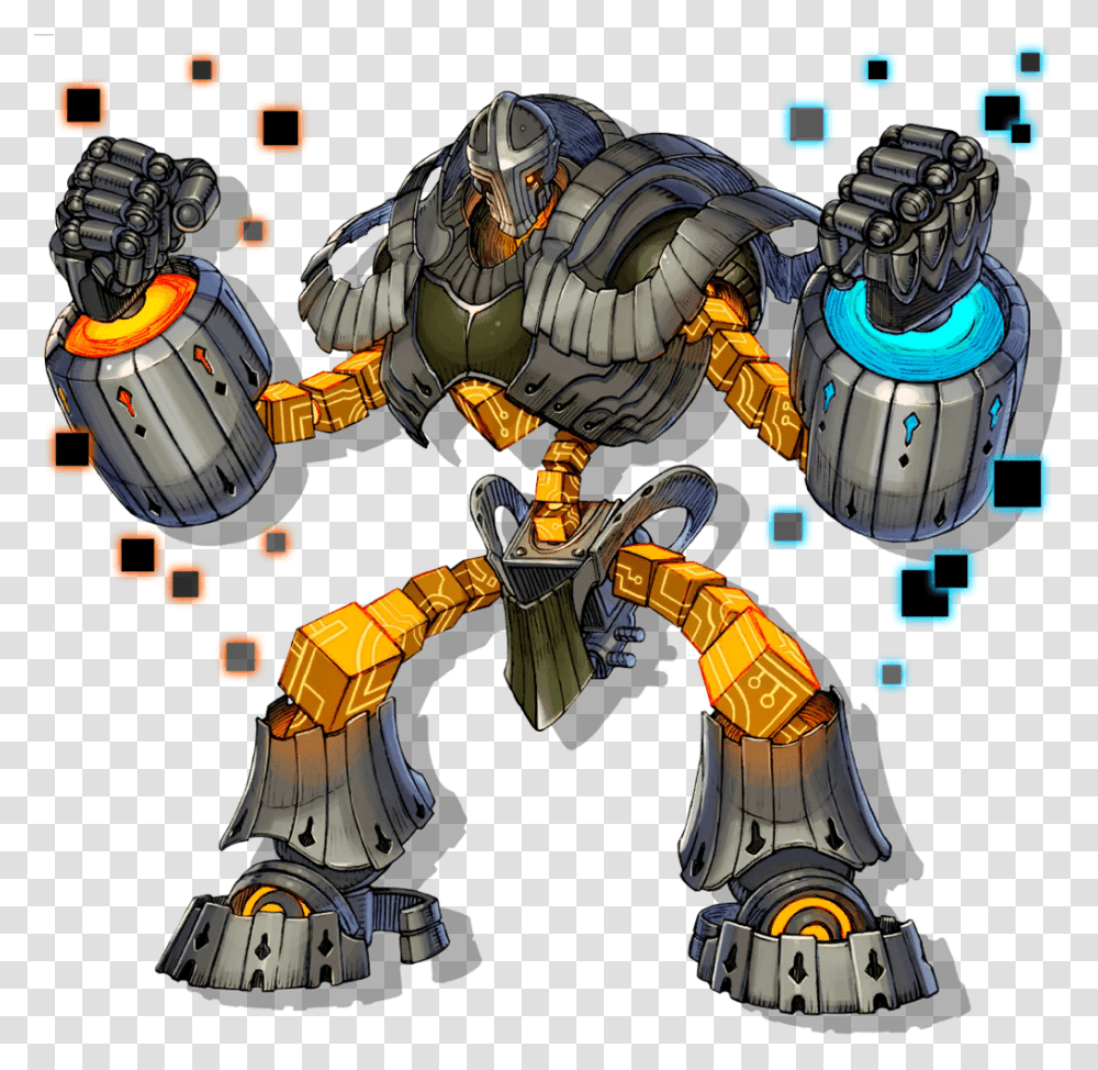 Robot Enemies Background Iron Guardian, Helmet, Clothing, Apparel, Toy Transparent Png