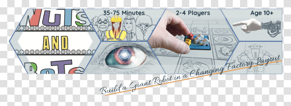 Robot Eye Arm And Images From Board Game Nuts And Graphic Design, Person, Human Transparent Png