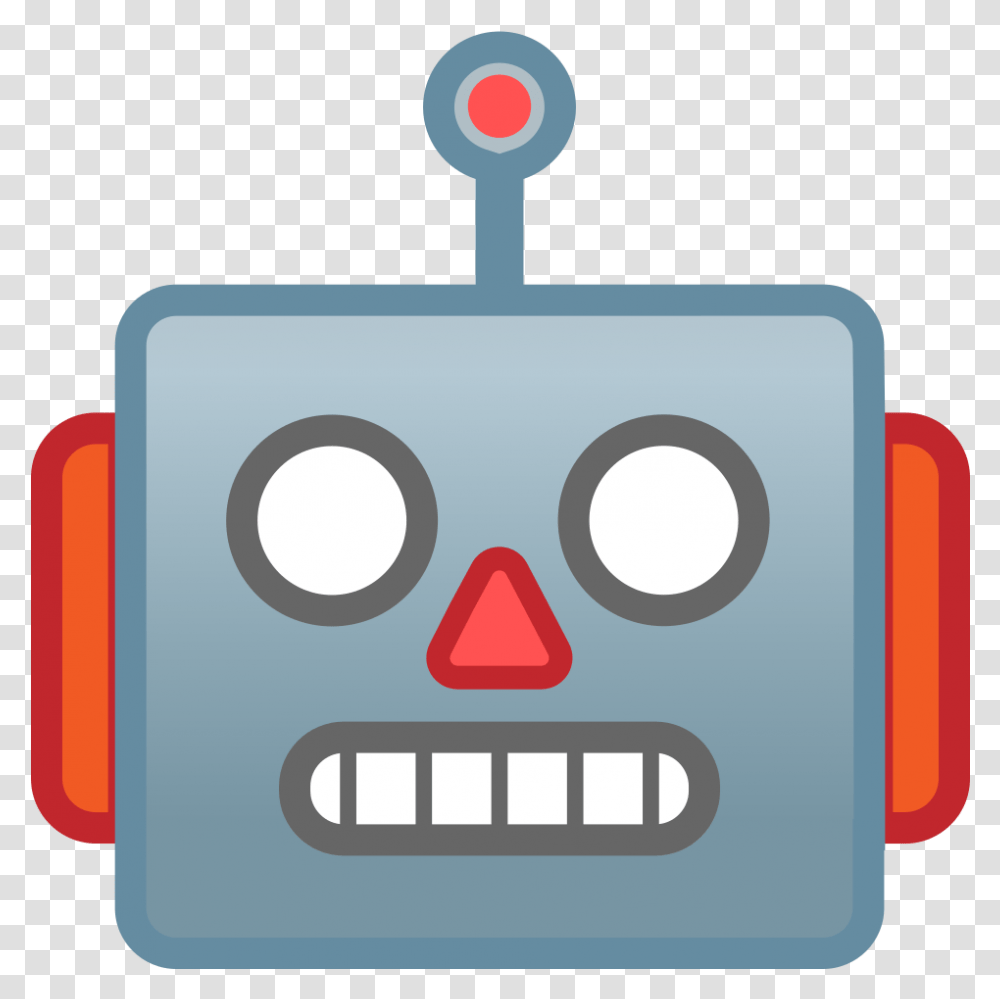 Robot Face Icon Robot Emoji, Sign, Electrical Device Transparent Png