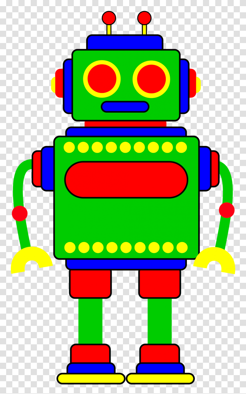 Robot, Fire Truck, Vehicle, Transportation Transparent Png