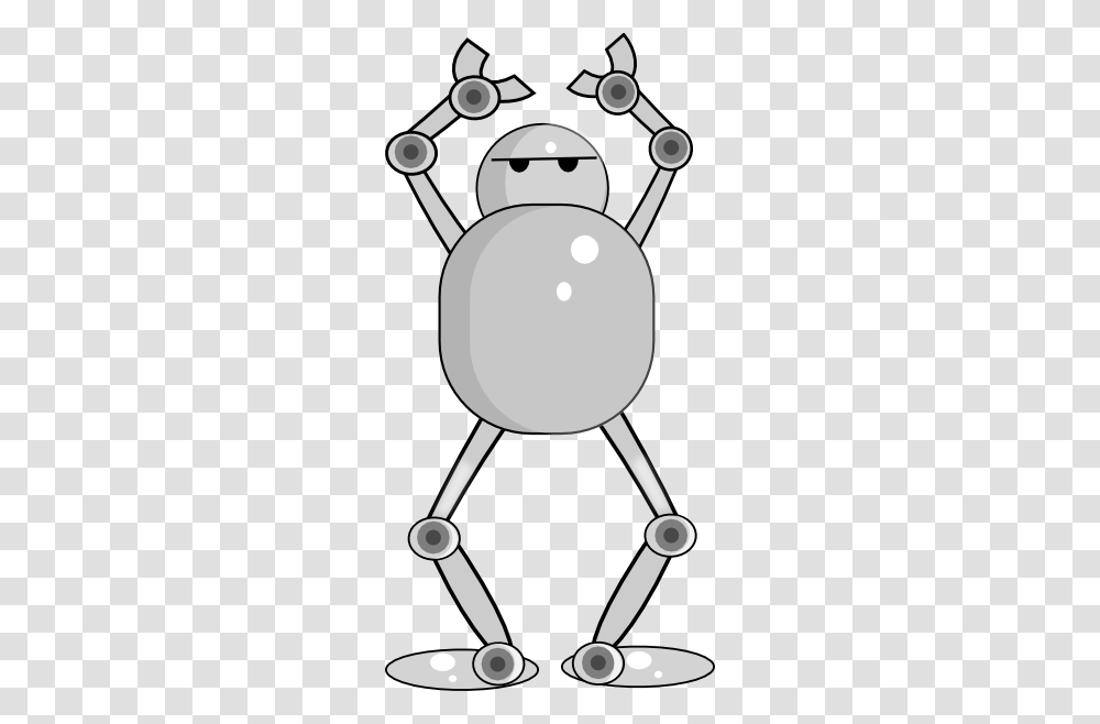 Robot Hands Up Clip Art, Outdoors, Nature, Snow, Stencil Transparent Png