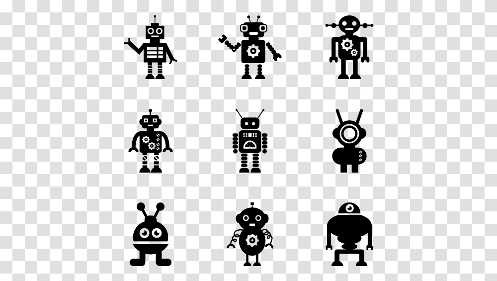 Robot Icon Vector, Gray, World Of Warcraft Transparent Png