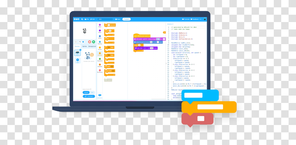 Robot Kits For Kids Mbot Makeblock - Global Steam Web, Computer, Electronics, Tablet Computer, Monitor Transparent Png