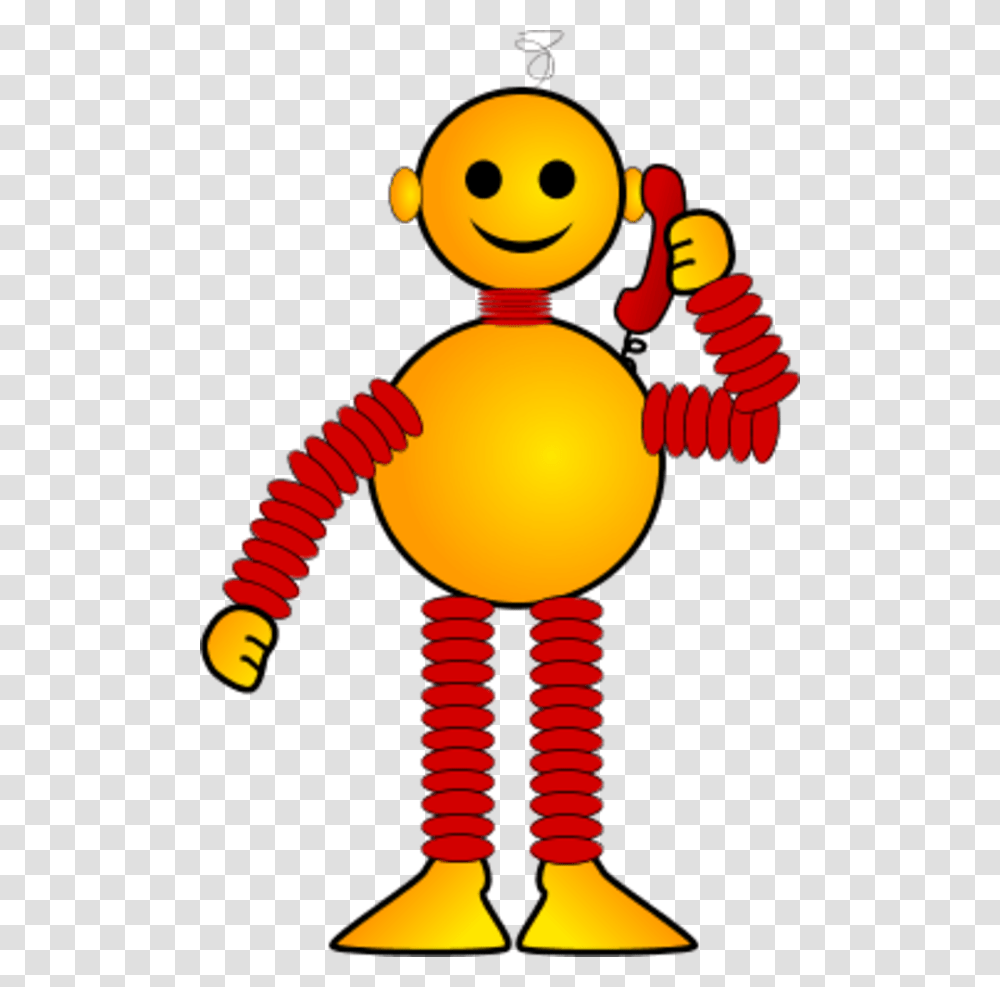 Robot Talking On Telephone, Lamp, Toy, Plant Transparent Png
