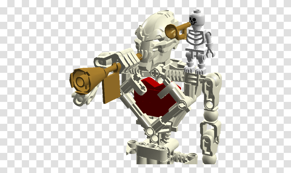 Robot Technology Machine Lego Skeleton With Trumpet, Toy Transparent Png
