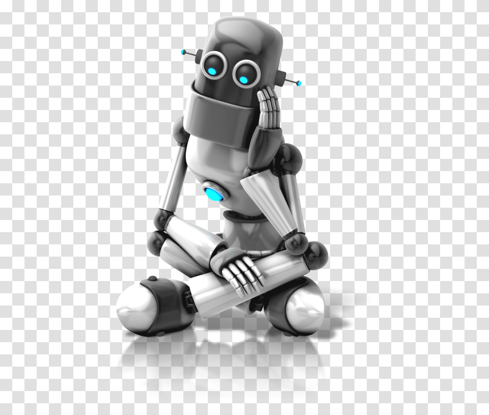 Robot Thinking Robot, Toy Transparent Png