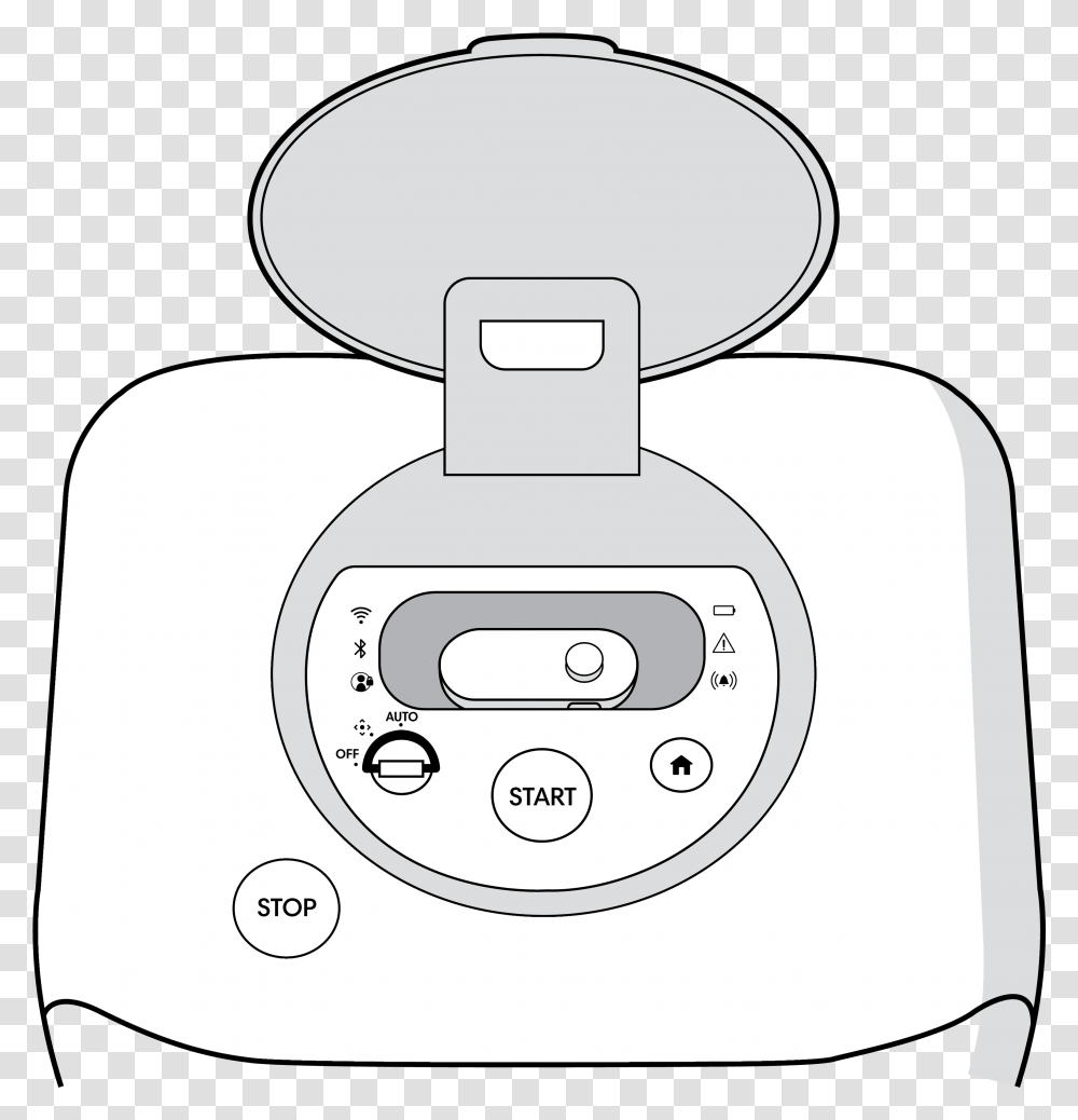 Robot Ui Illustration, Cushion, Headrest, Alarm Clock, Electronics Transparent Png