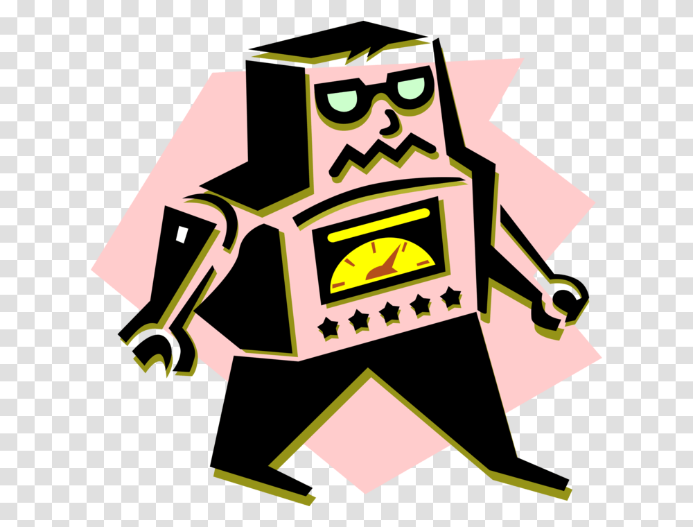 Robot Vector Cartoon, Paper, Drawing, Doodle Transparent Png