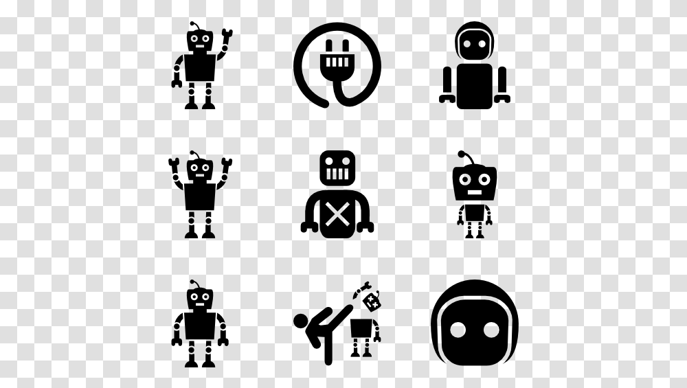 Robot Working Icon, Gray, World Of Warcraft Transparent Png