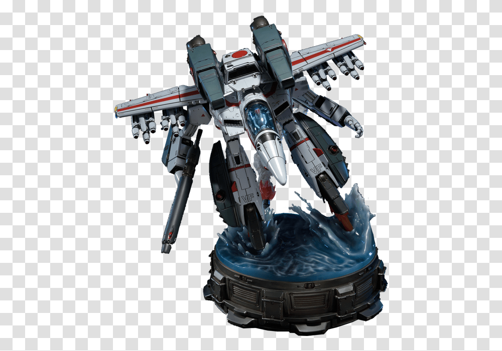 Robotech News New Footage Of Prime 1 Studio's Vf 1j Fictional Character, Toy, Spaceship, Aircraft, Vehicle Transparent Png