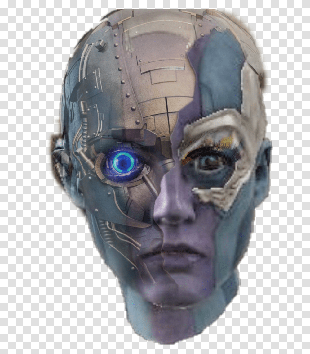 Robotface Robot Mask, Helmet, Apparel, Head Transparent Png