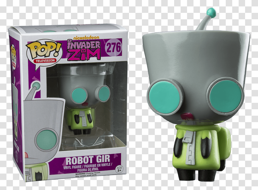 Robotgir Invasor Zim Funko Pop Transparent Png