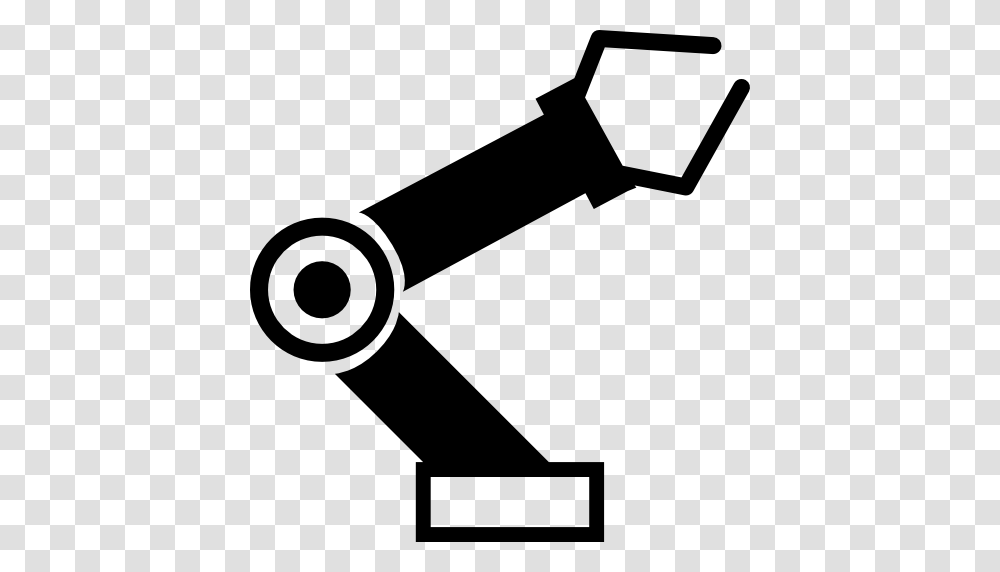 Robotic Arm, Telescope, Hammer, Tool, Microscope Transparent Png