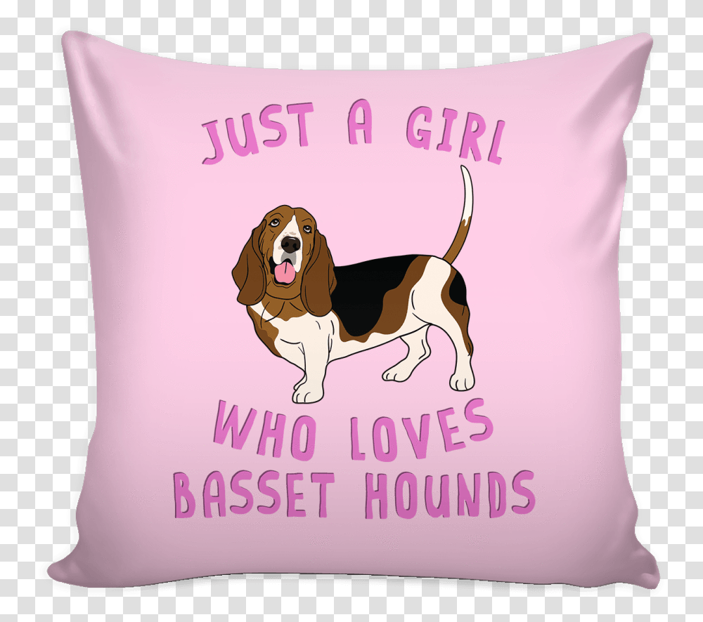 Robustcreative Dog Lover Pillow Cover Basset Hound, Cushion, Diaper, Pet, Canine Transparent Png