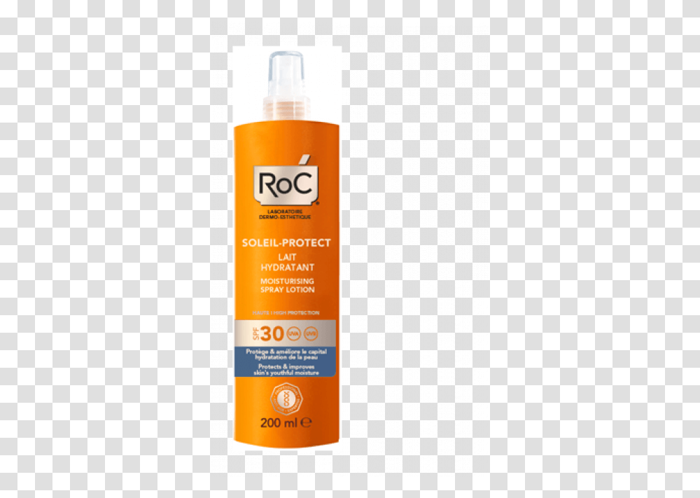 Roc Soleil Protect Spray Spf30 200mlTitle Roc Soleil Bottle, Cosmetics, Sunscreen, Lotion Transparent Png