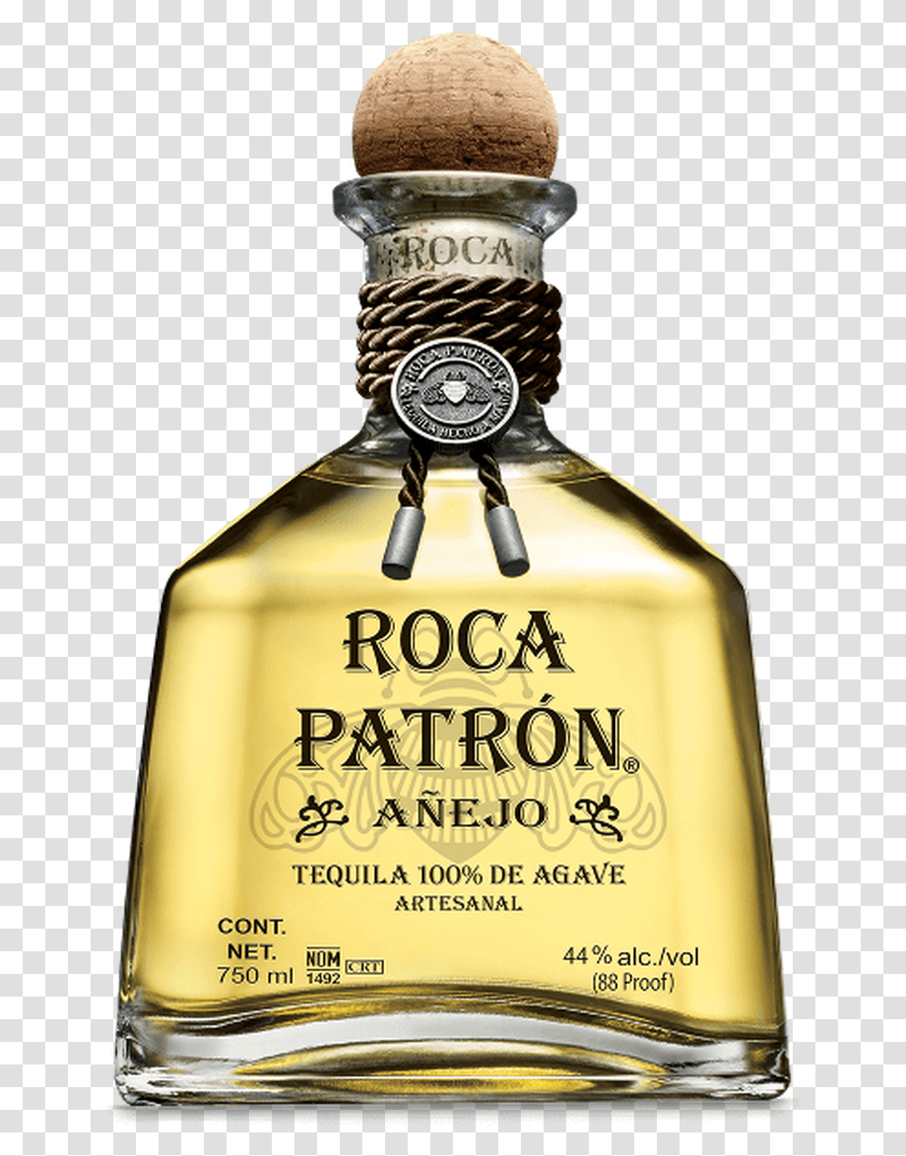 Roca Patron Anejo, Bottle, Cosmetics, Perfume Transparent Png