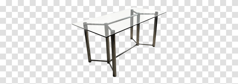 Roche Bobois 1970 Glass And Chrome Table Coffee Table, Furniture, Tabletop, Dining Table, Desk Transparent Png