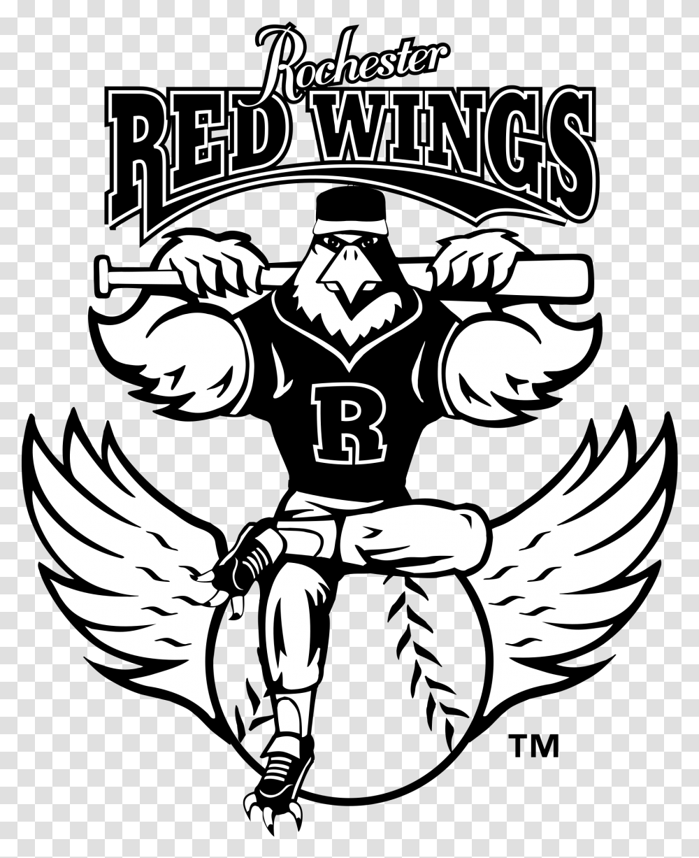 Rochester Red Wings Logo Rochester Red Wings Coloring Pages, Emblem, Eagle, Bird Transparent Png