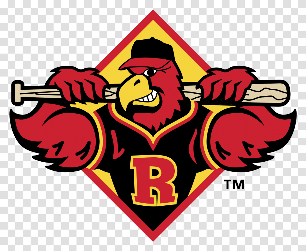 Rochester Red Wings Logo Rochester Red Wings Logo, Symbol, Pirate, Trademark, Parade Transparent Png
