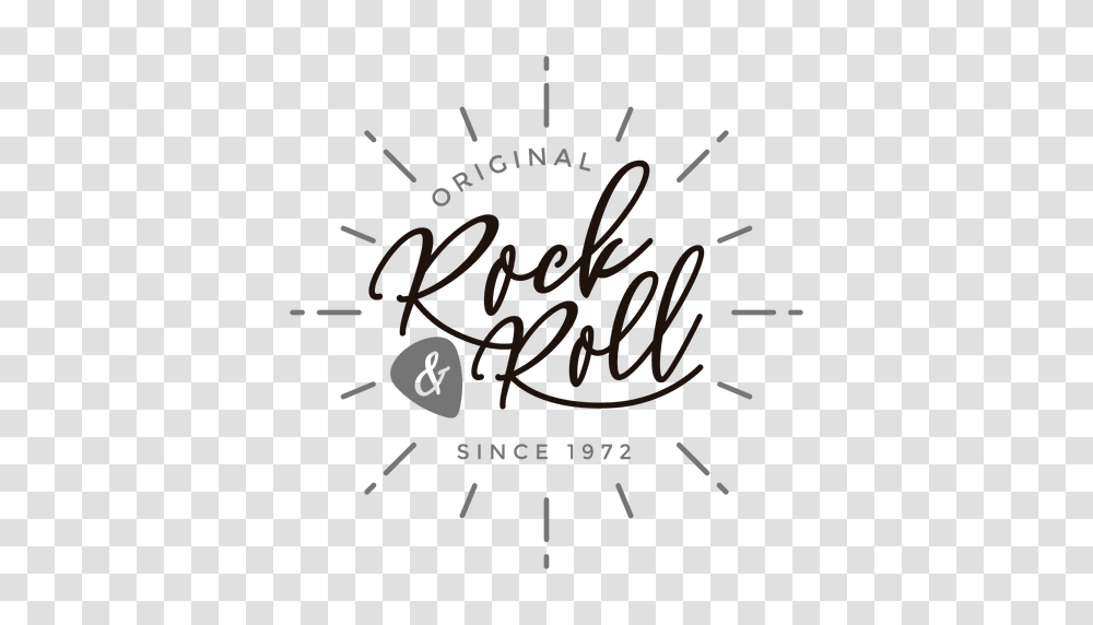 Rock And Roll Logo, Handwriting, Alphabet, Calligraphy Transparent Png