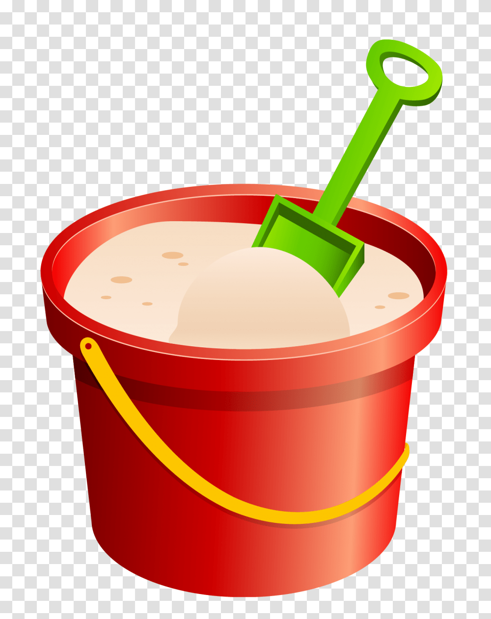 Rock And Roll Sand Bucket Clip Art Red Sand Bucket And Green, Bowl Transparent Png