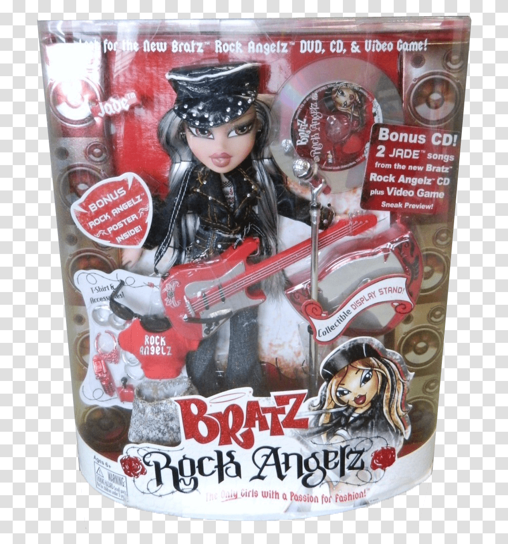 Rock Angelz Bratz Bratz Rock Angelz, Figurine, Toy, Doll, Person Transparent Png