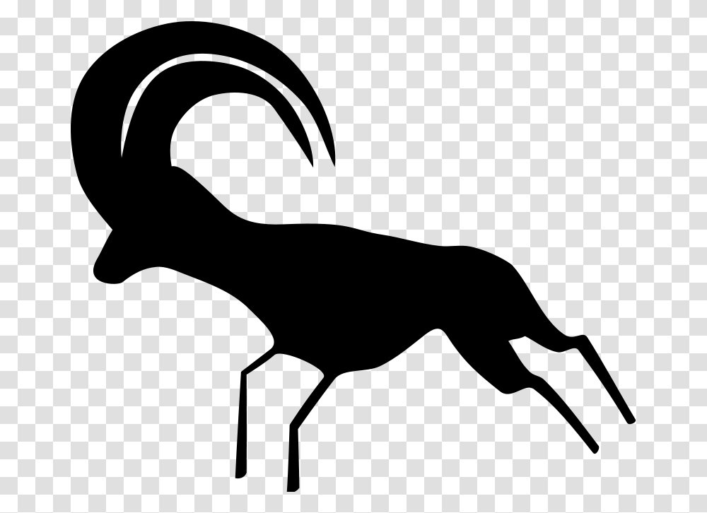 Rock Art Clipart, Mammal, Animal, Antelope, Wildlife Transparent Png