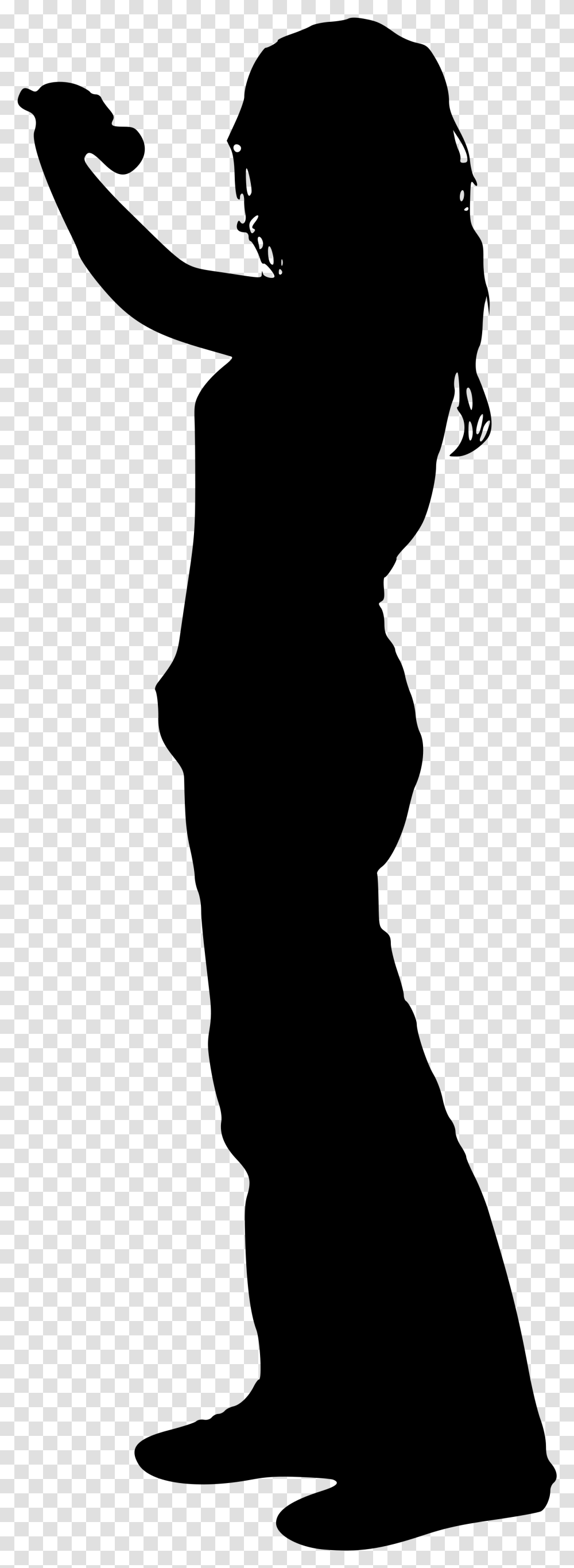 Rock Band At Getdrawings Com Free For Female Singer Silhouette, Gray, World Of Warcraft Transparent Png