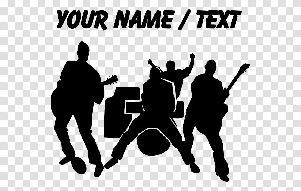 Rock Band Musical Ensemble Curtain Silhouette Dj Booth Cartoon, Gray, World Of Warcraft Transparent Png