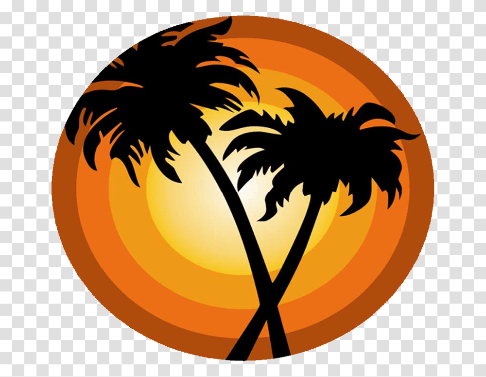 Rock Band Silhouette Palm Tree Outline, Outdoors, Plant, Nature, Sky Transparent Png