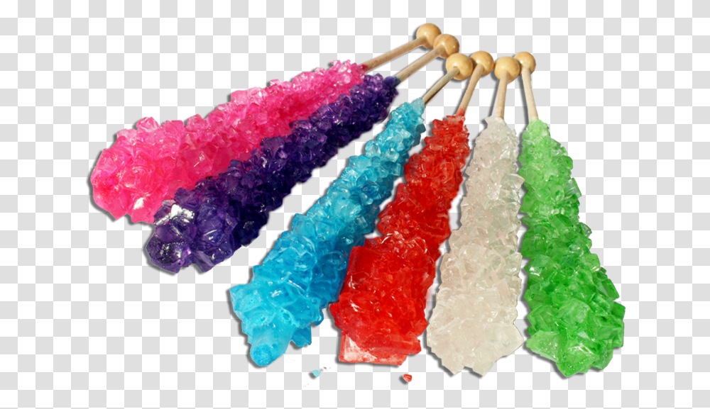 Rock Candy, Crystal, Mineral, Food, Sweets Transparent Png