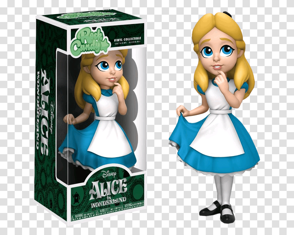 Rock Candy Funko Disney Download Rock Candy Funko Alice, Doll, Toy, Costume, Poster Transparent Png