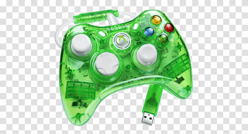 Rock Candy Green Controller, Electronics, Toy, Joystick, Video Gaming Transparent Png