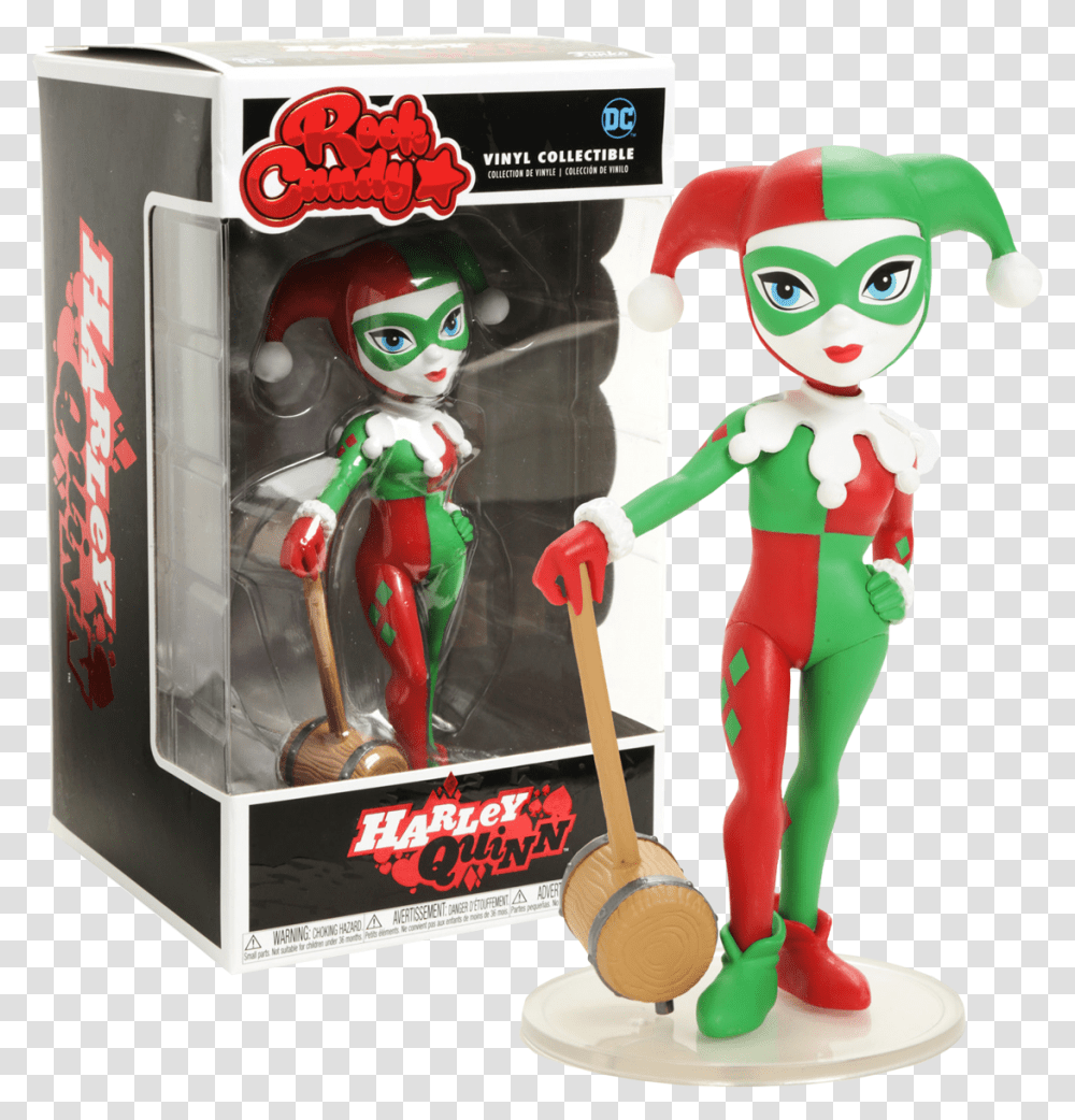 Rock Candy Harley Quinn, Person, Human, Figurine, Green Transparent Png
