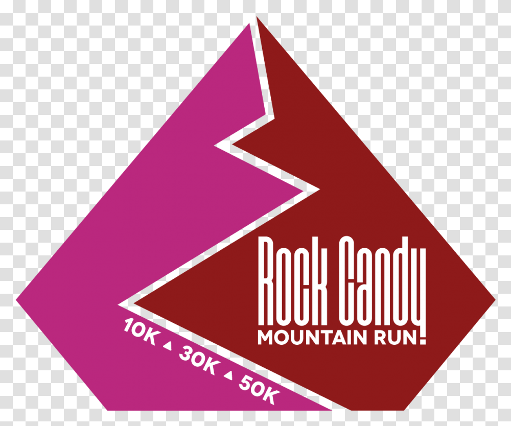Rock Candy Mountain Run Logo Triangle, Paper Transparent Png