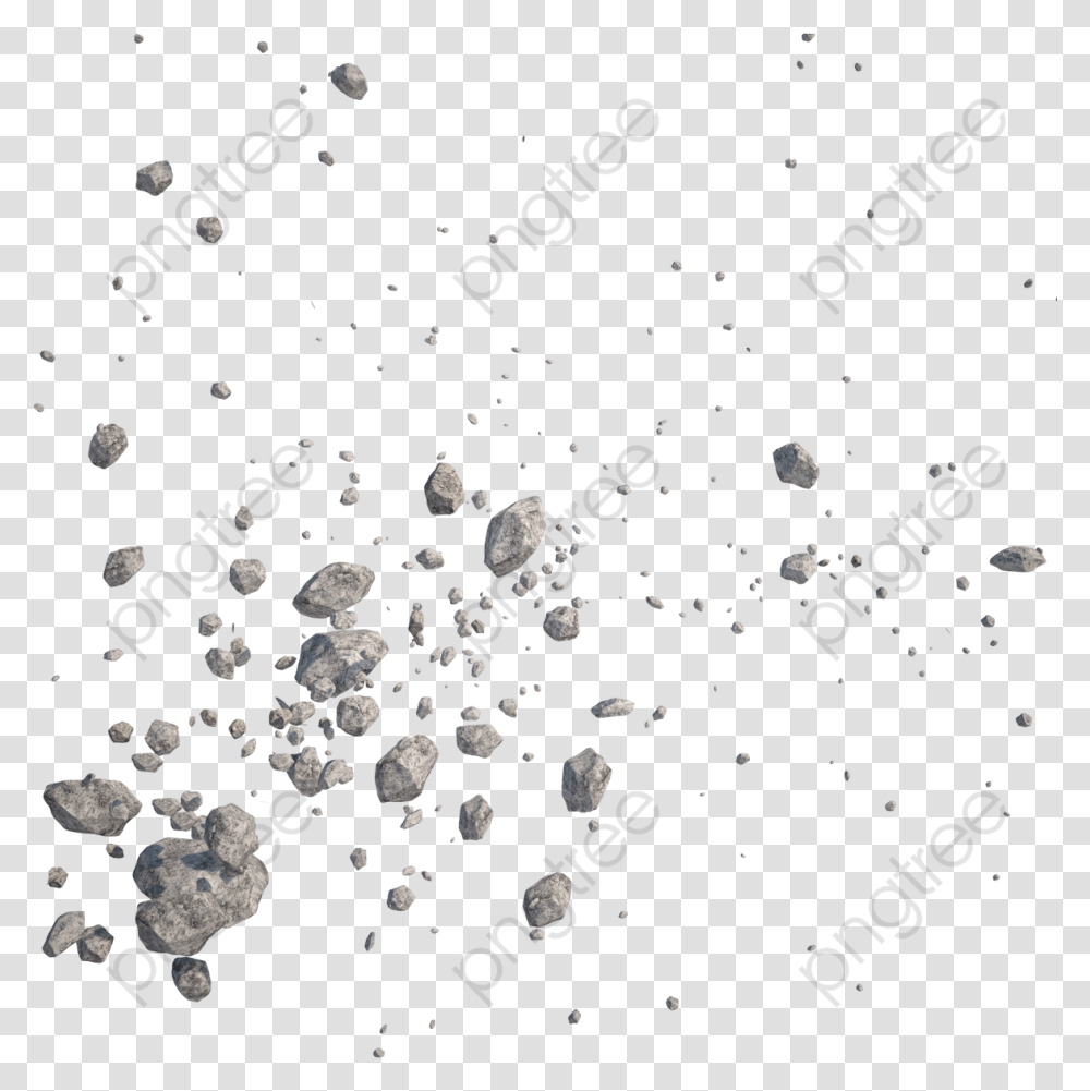 Rock Clipart Black And White Cracked Stones, Bubble, Droplet Transparent Png
