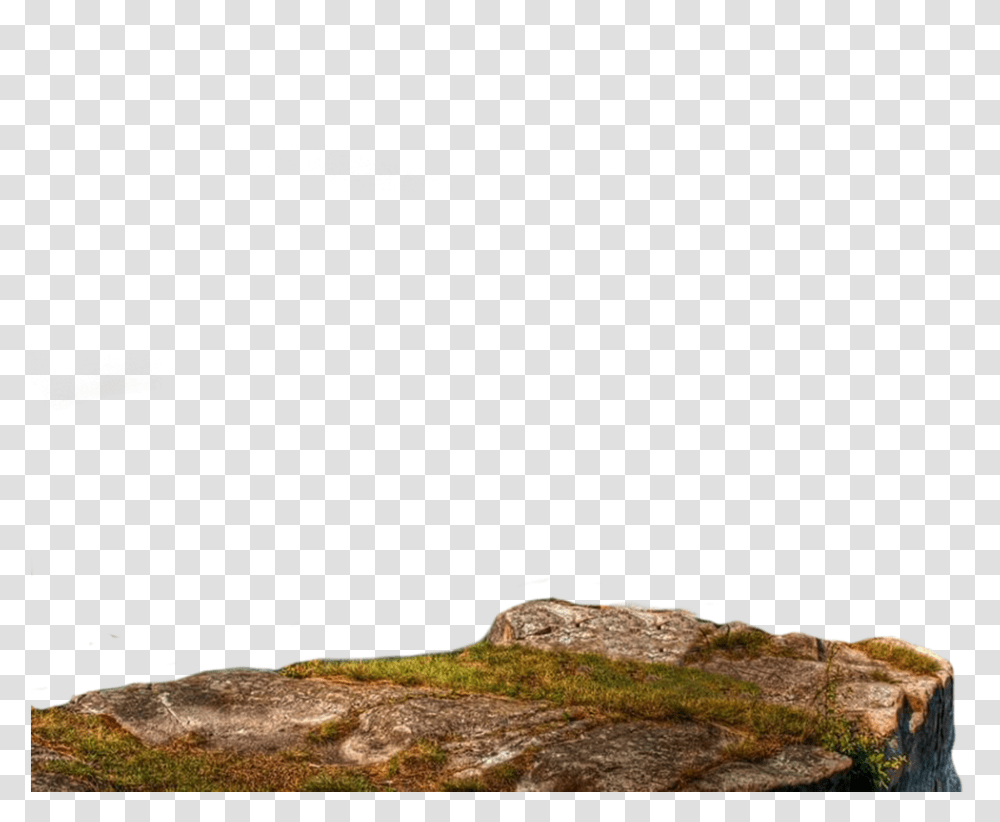 Rock Clipart Grass Cliff, Nature, Outdoors, Plant, Tree Transparent Png