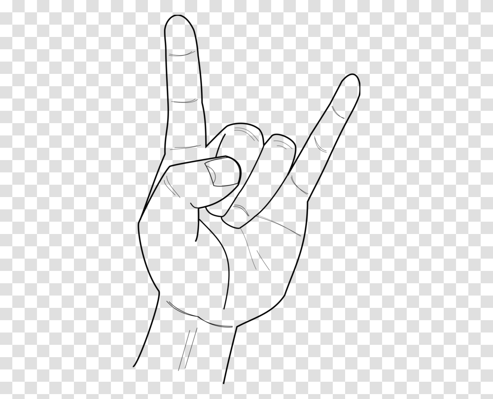 Rock Clipart Sign Metal Hand Sign, Gray, World Of Warcraft Transparent Png
