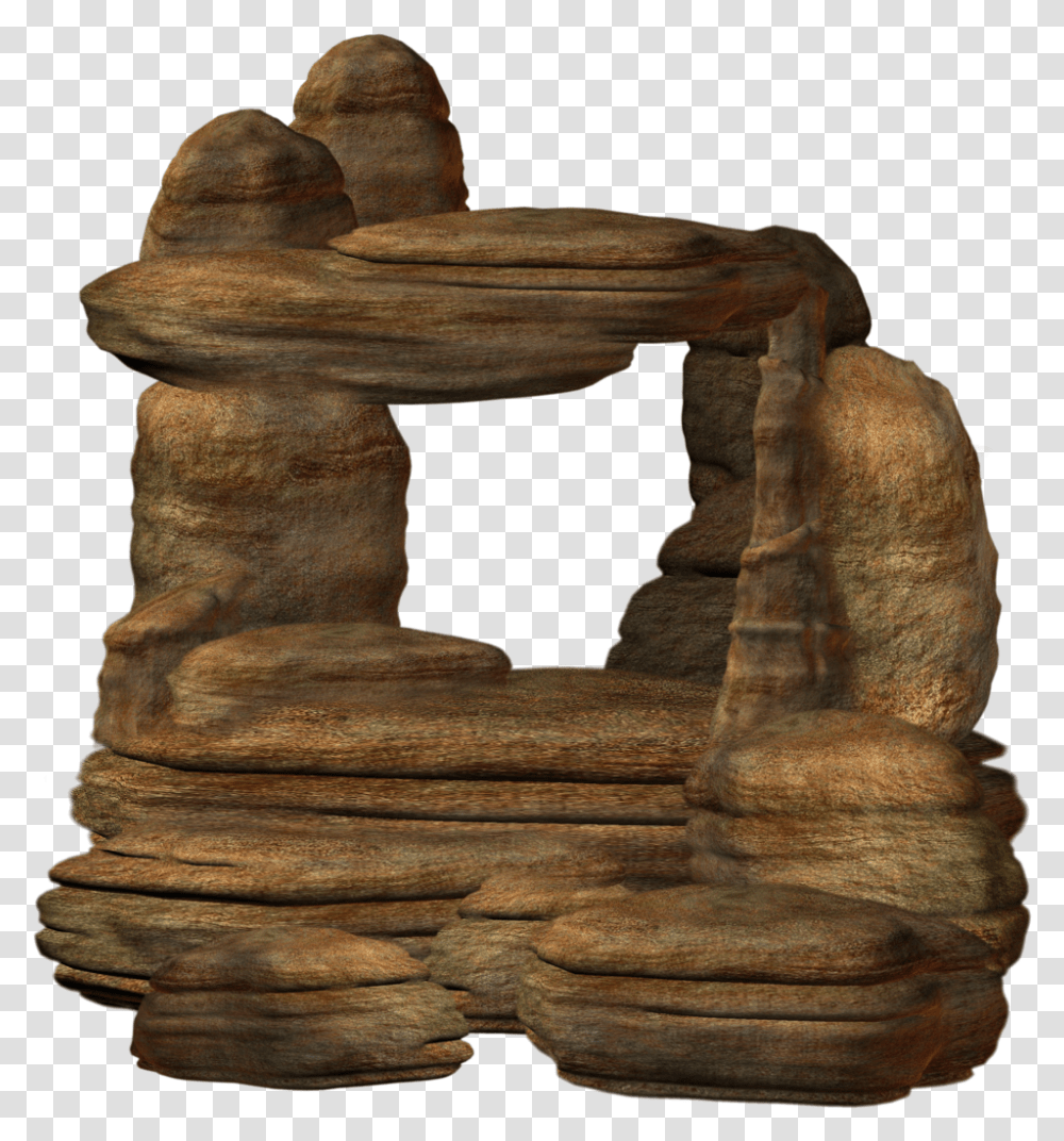 Rock Collection Clipart Wood, Archaeology, Furniture, Architecture Transparent Png
